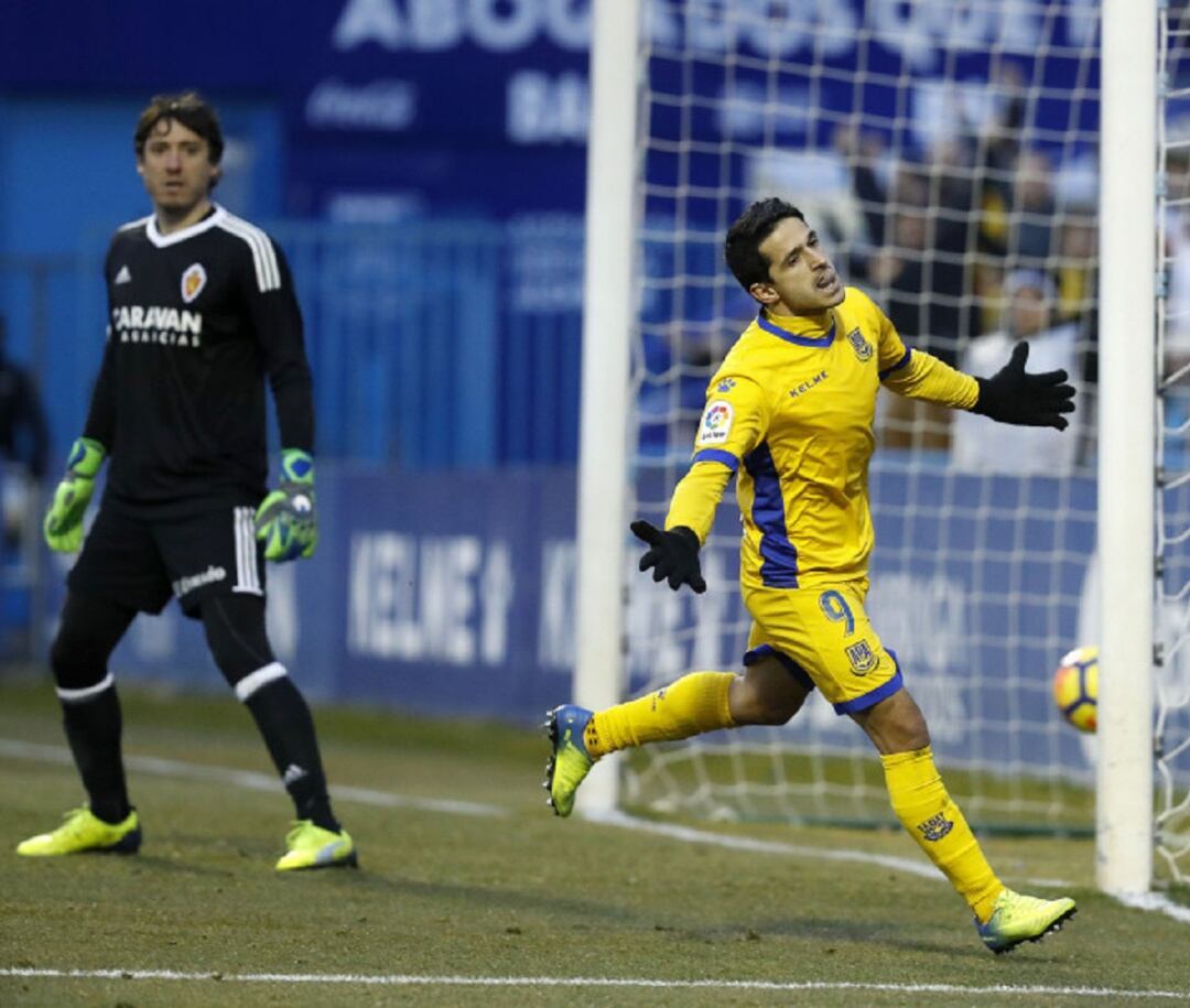 Una imagen de la última visita del Real Zaragoa a Alcorcón