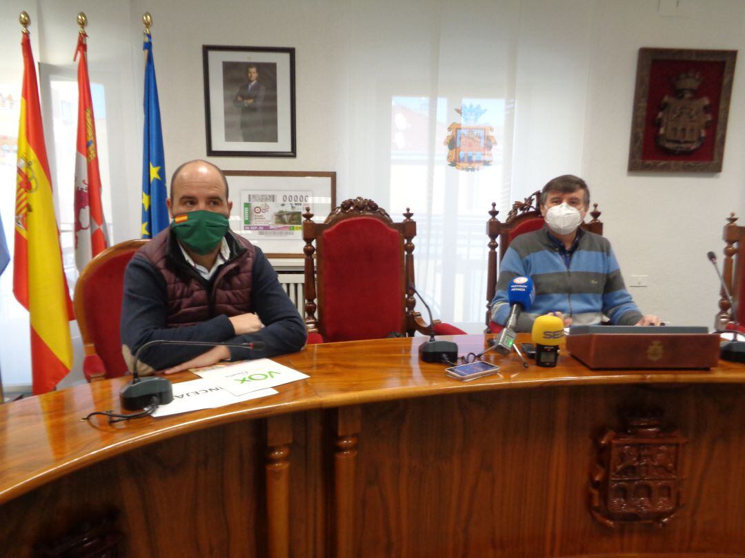 Vicente Holgueras (izq) y Francisco Martín Hontoria