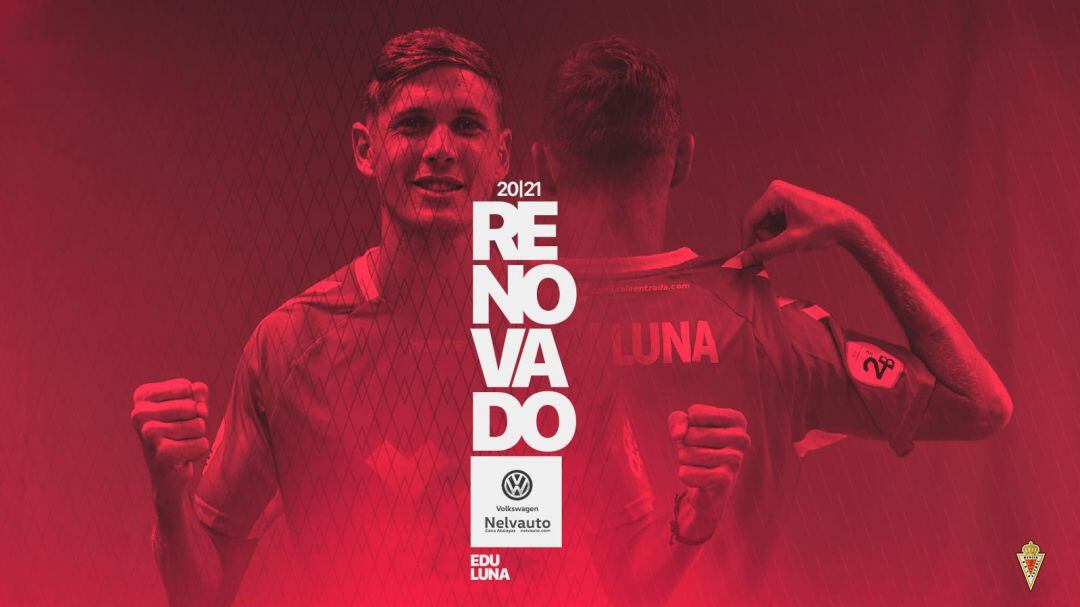 El Real Murcia renueva a Edu Luna