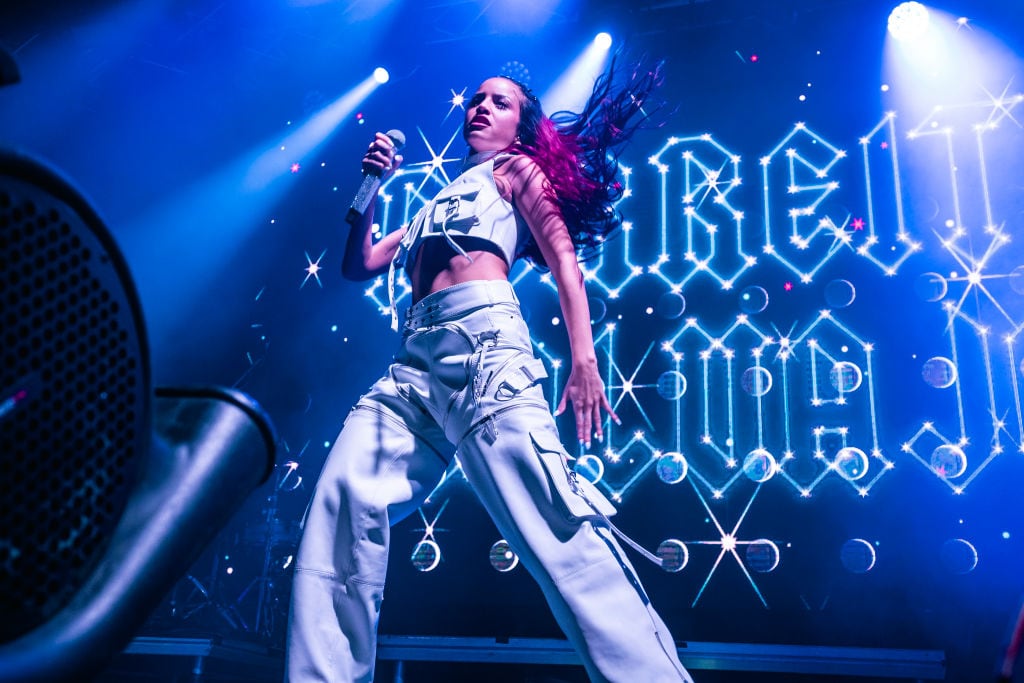 A CORUNA, SPAIN - JULY 29: Emilia performs in concert on Day 2 of Morrina Fest on July 29, 2023 in A Coruna, Spain. (Photo by Cristina Andina/Redferns)