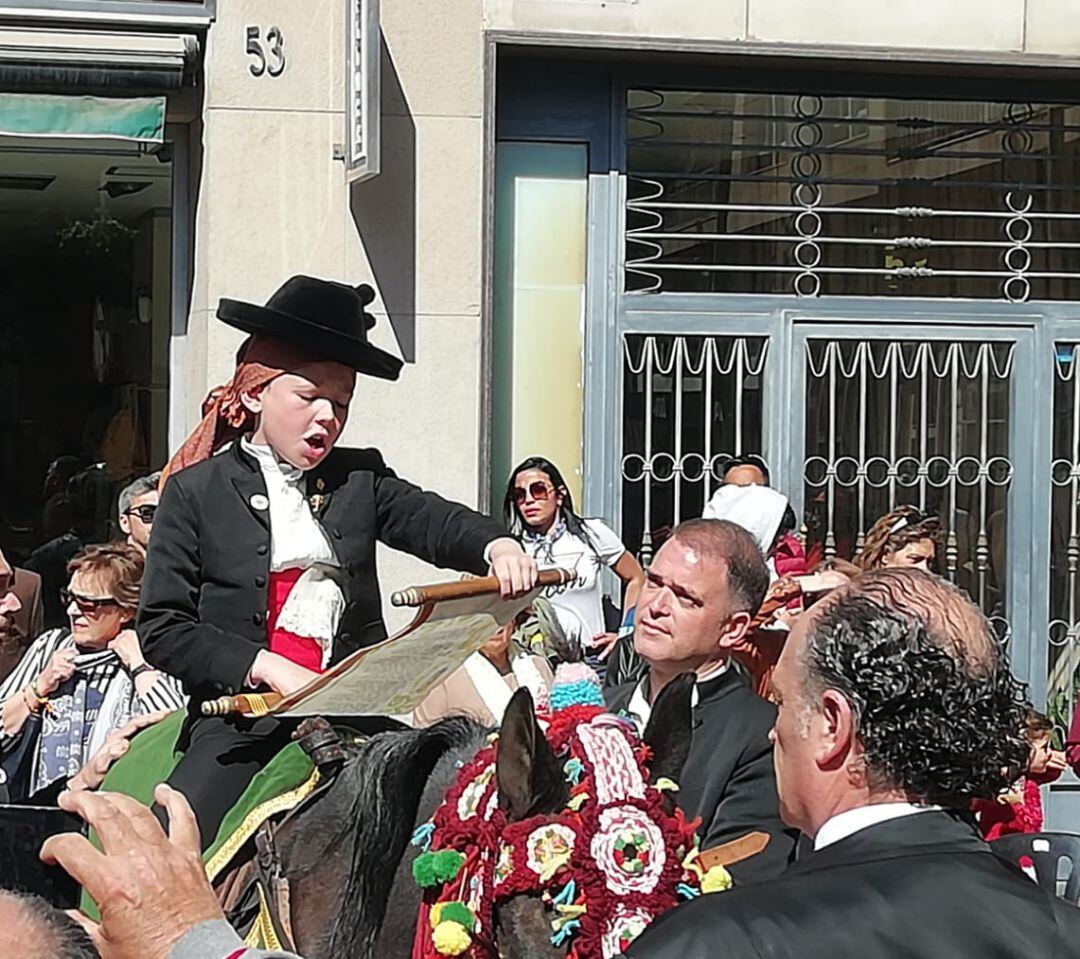 El pregoner infantil de las Fiestas de la Magdalena 2019, Hugo Gómez