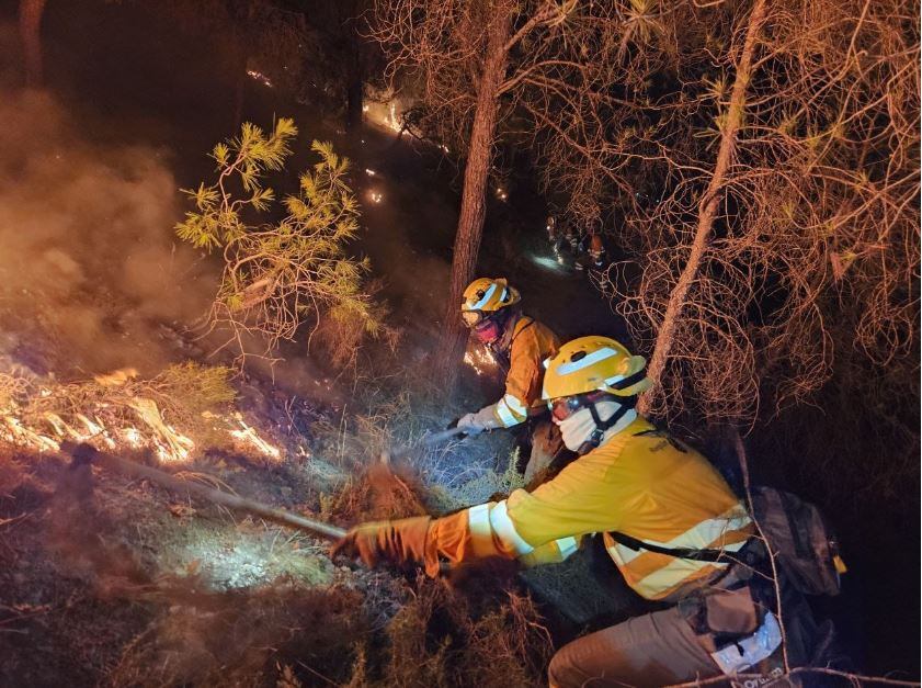 Incendio en el Valle