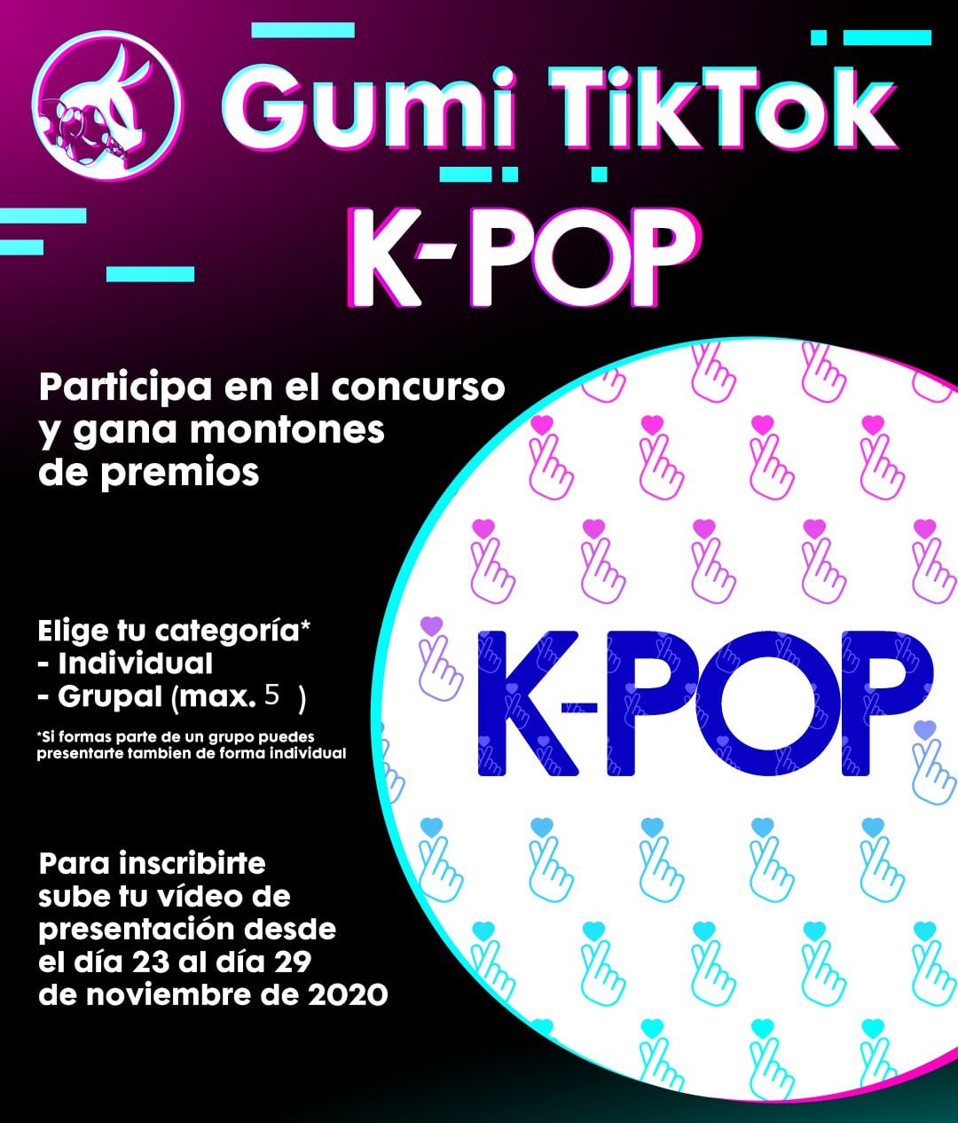 Cartel anunciados del cartel de K-POP por redes sociales