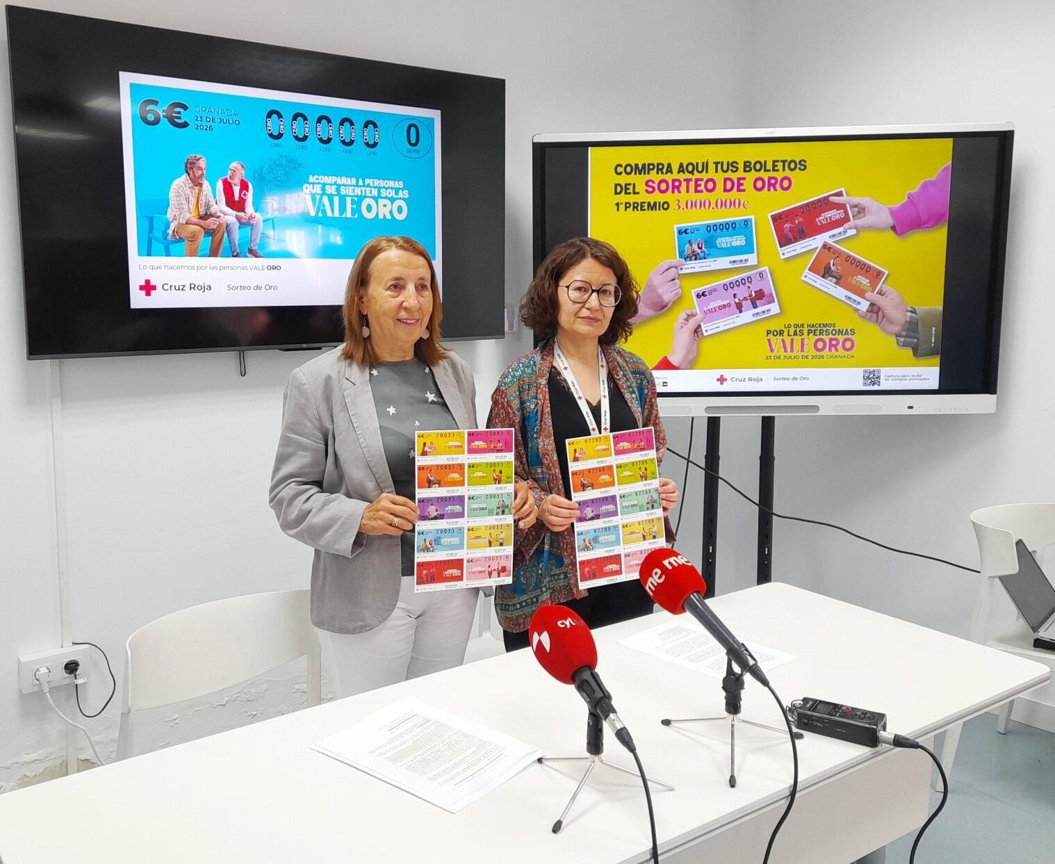 Presentación de los boletos del Sorteo de Oro en Segovia