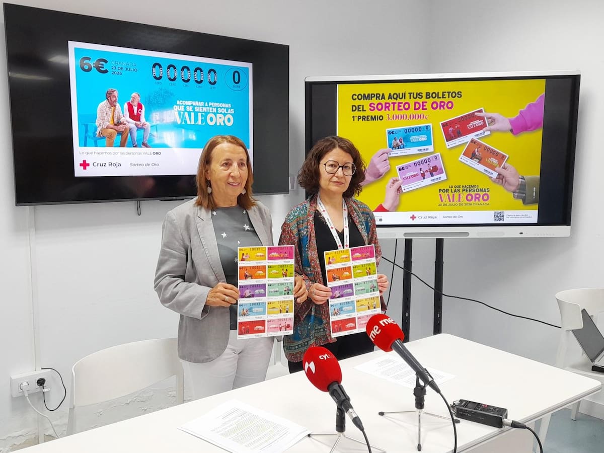 Cruz Roja pone en circulación más de 56.000 boletos del Sorteo de Oro en Segovia