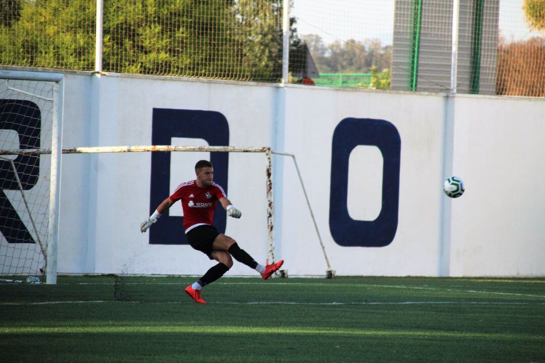 Iván en un partido.