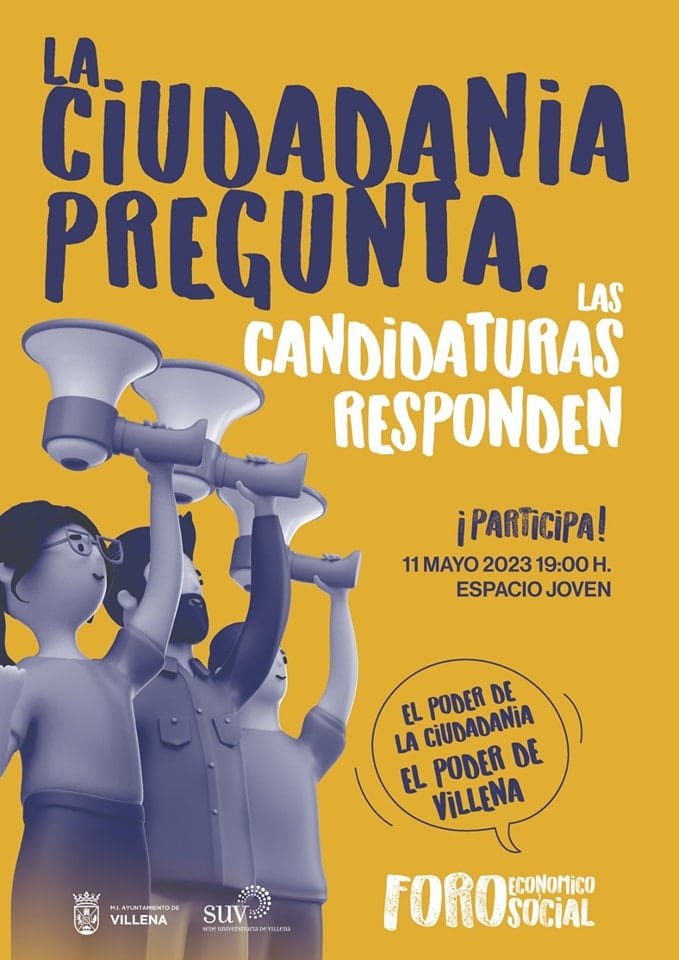 Cartel del acto del Foro