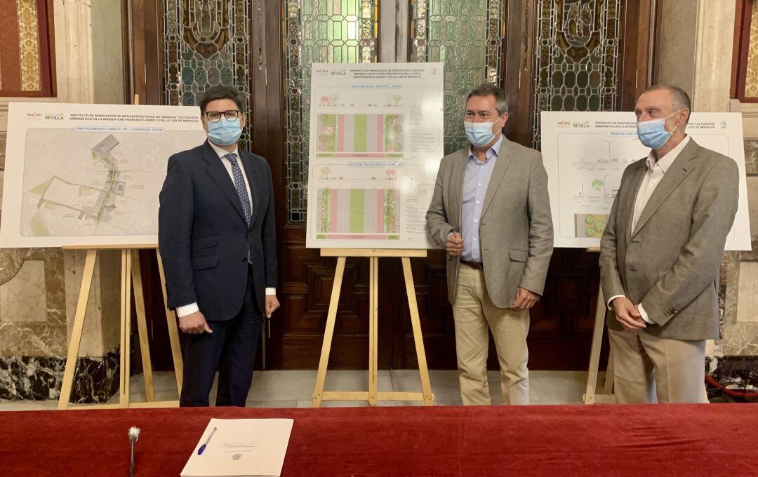 El alcalde de Sevilla, Juan Espadas, ha presentado el proyecto de regeneración integral en San Francisco Javier