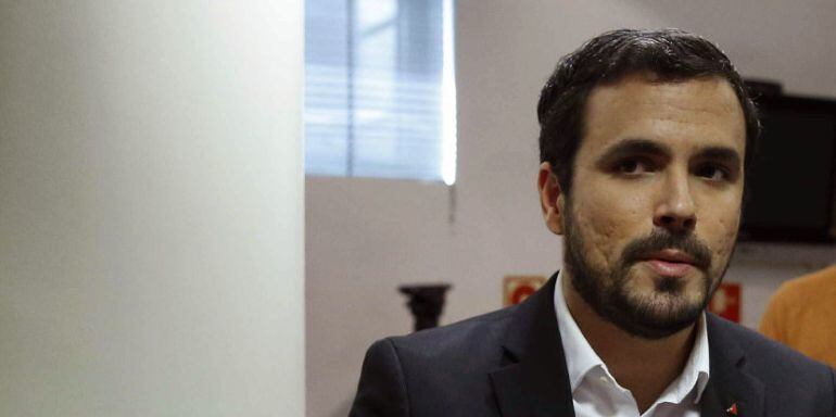 El portavoz de IU en el Congreso, Alberto Garzón.