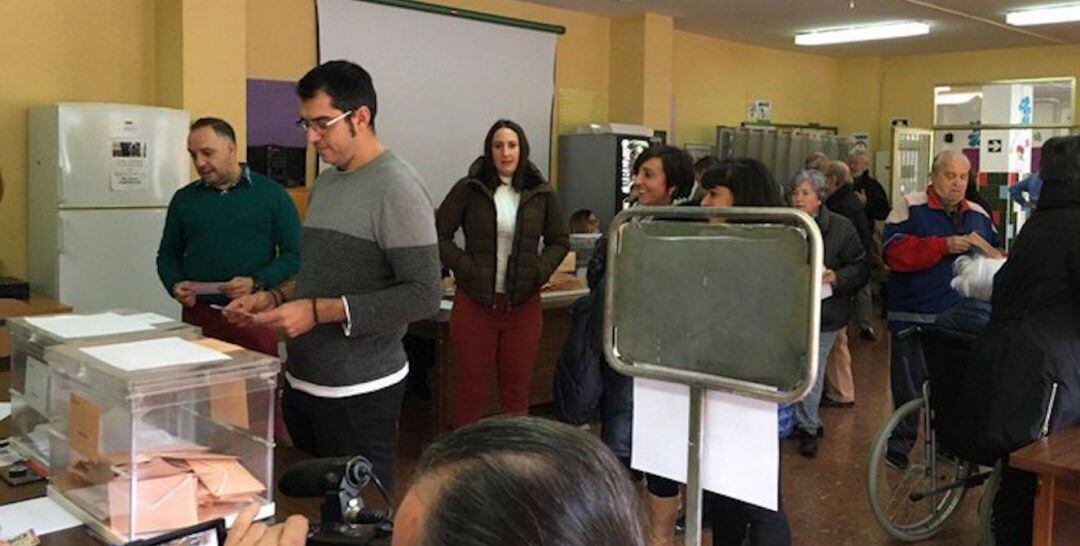 El candidato de Unidas Podemos en Jaén, Francisco Sánchez.