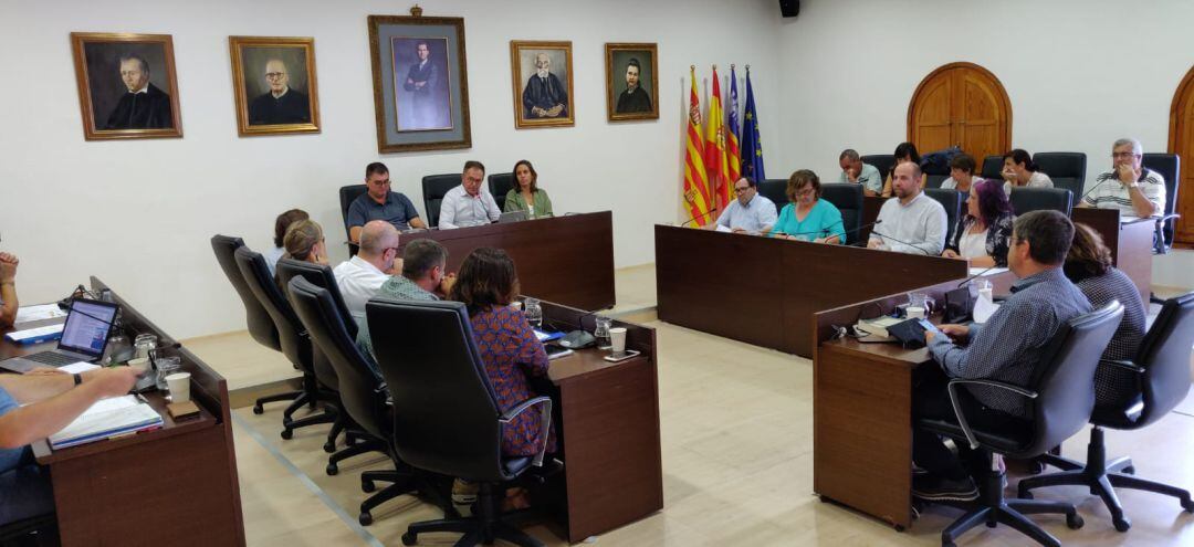 Imagen del pleno celebrado este jueves en Sant Josep