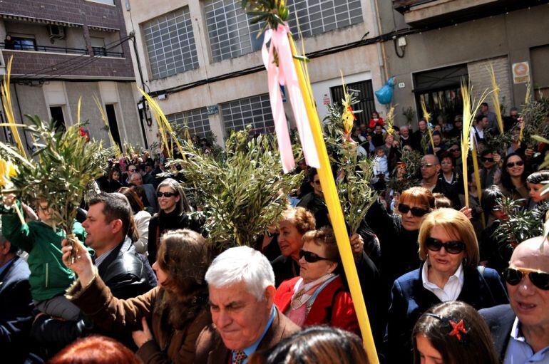 Procesión de las Palmas en Elda