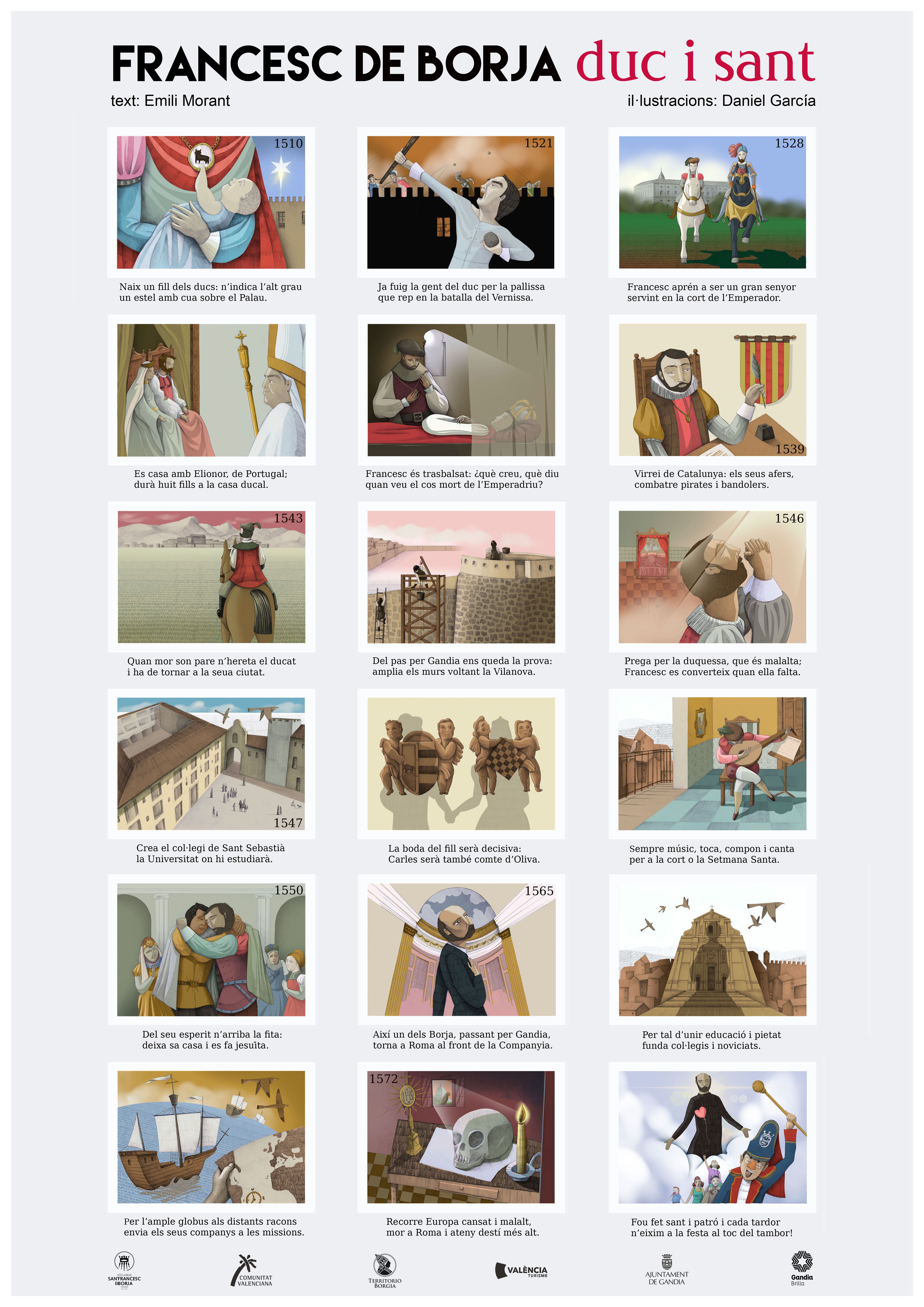 La Aleluya creada para impulsar la figura de San Francisco de Borja.