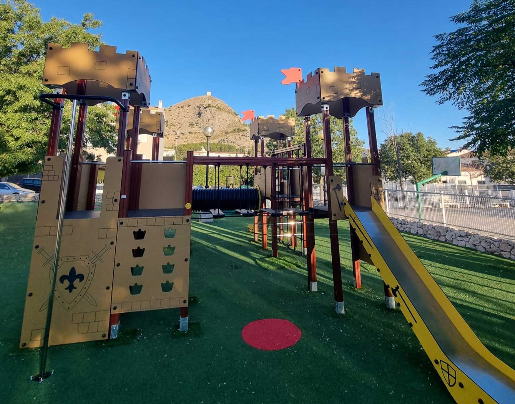 Uno de los parques de Cocentaina en los que se ha actuado en su reforma