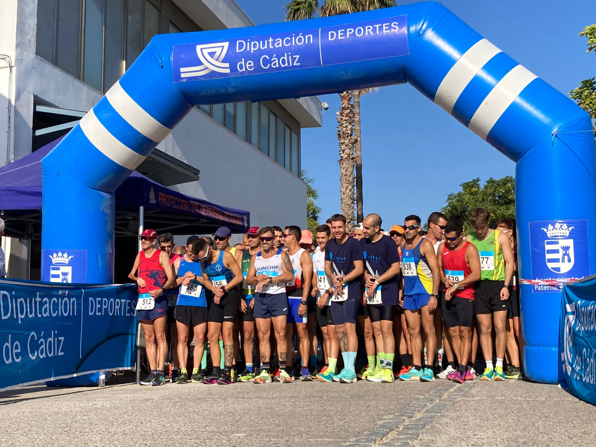 Salida carrera popular en la provincia