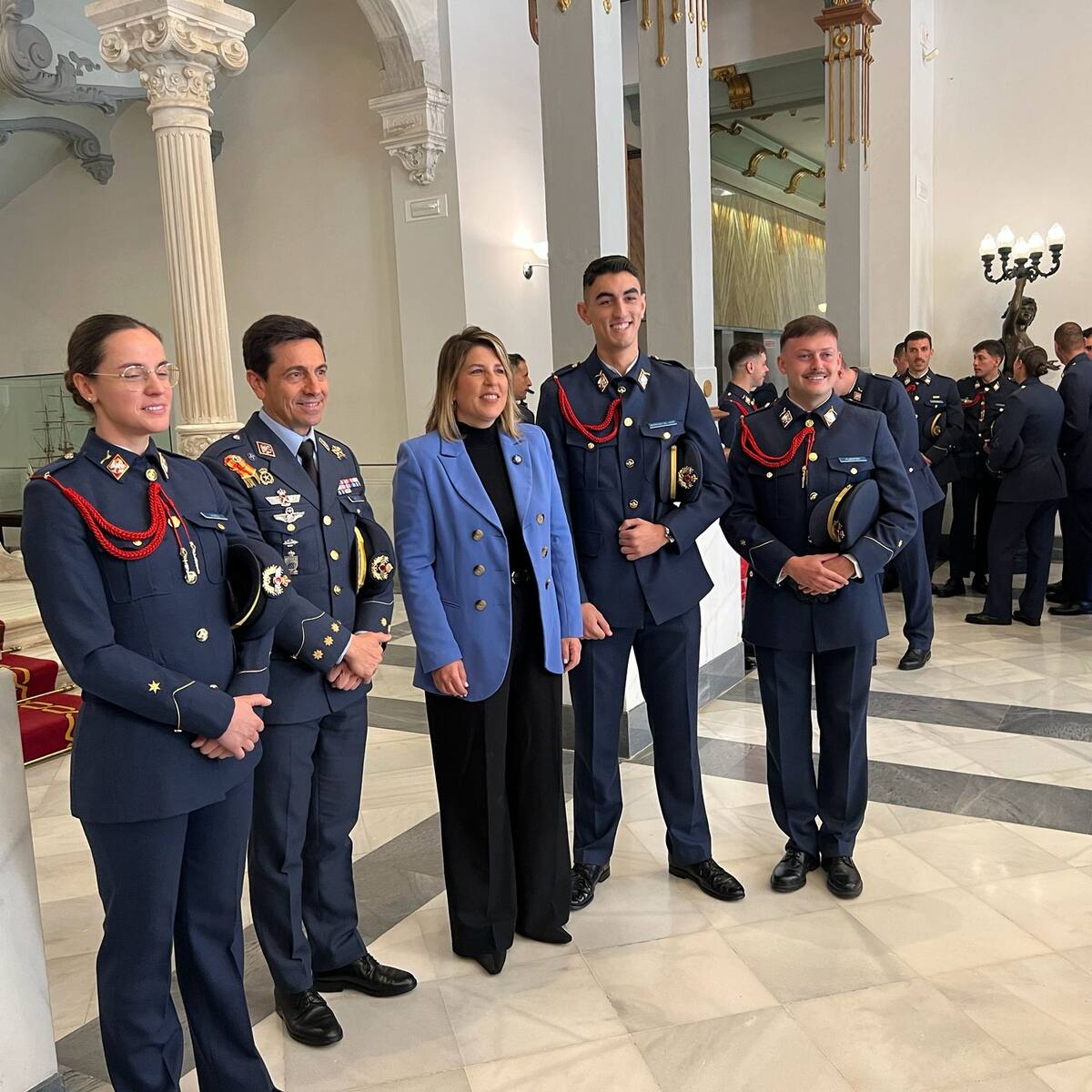 Ginés, María Inmaculada y Cristian cumplen su sueño en la Academia General del Aire