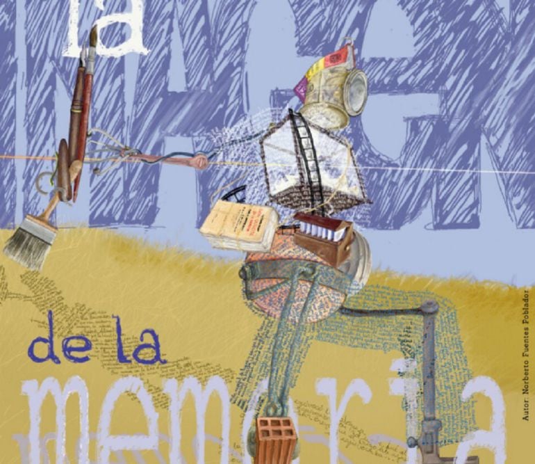 Detalle del cartel de las jornadas organizadas por la Asociación por la Recuperación de la Memoria Histórica de Aragón