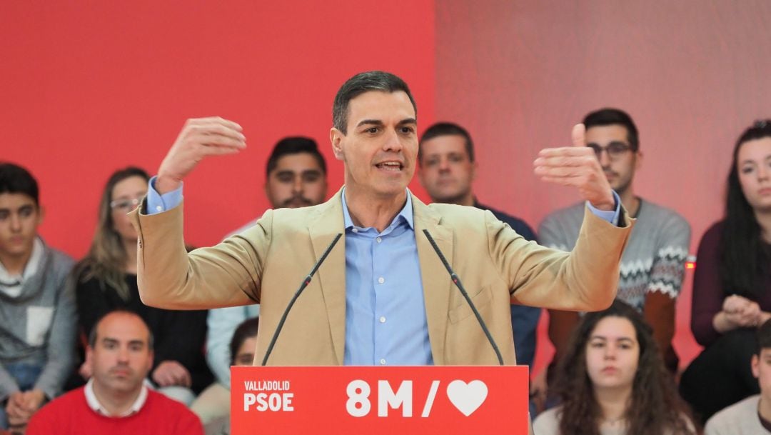 AMP.- Sánchez reivindica la España del 8M, &quot;el hoy y el mañana del país&quot;, frente