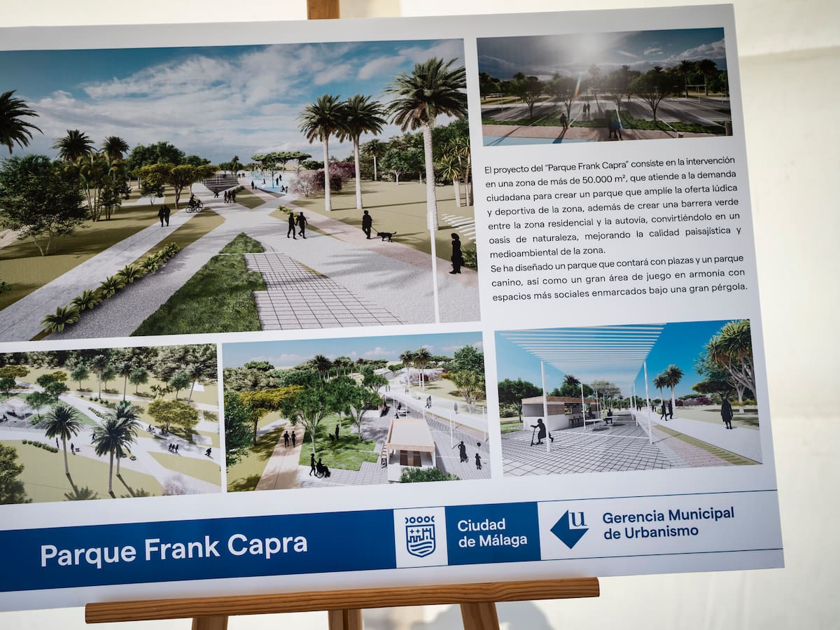 Málaga inicia las obras del nuevo parque de Frank Capra en el distrito Teatinos con 7,5 millones de inversión