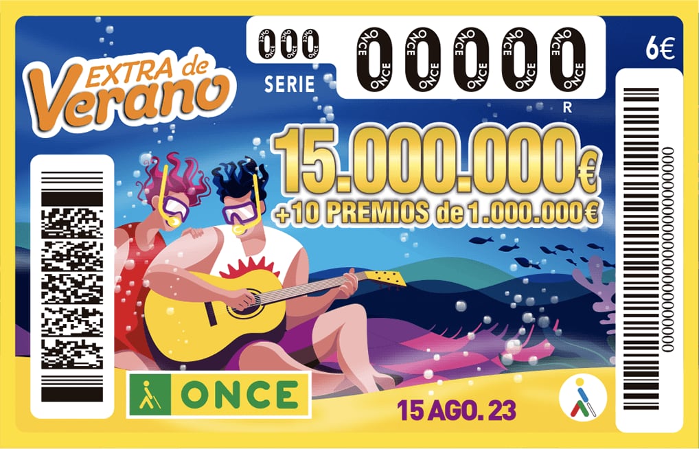 Un billete del Sorteo Extra de Verano.