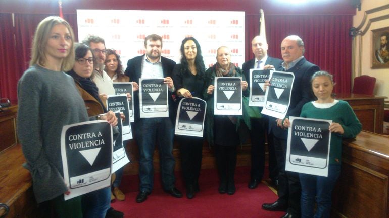 Presentación de la campaña Lugo en Negro en el Concello de Lugo