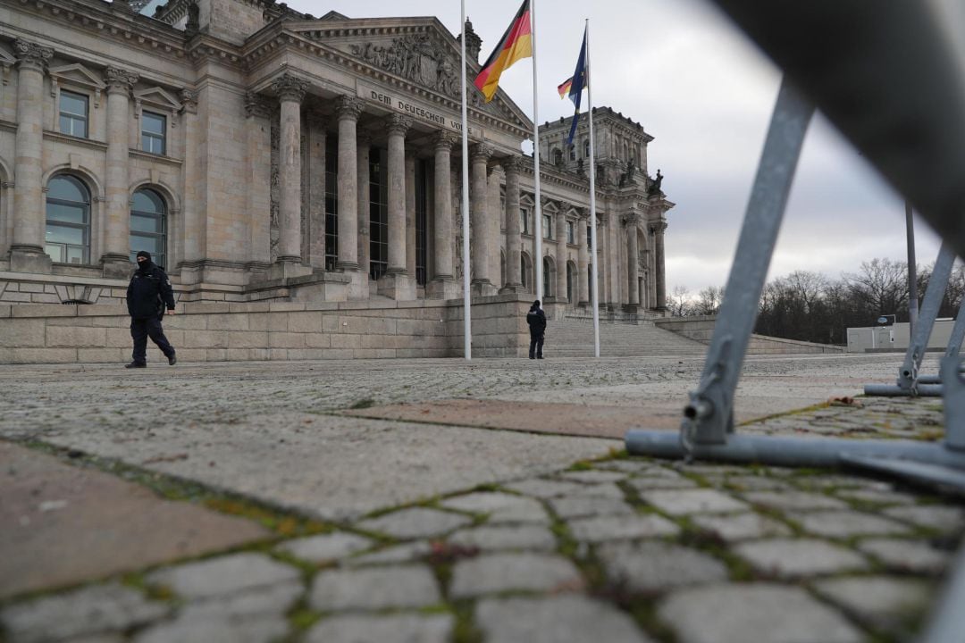 Image del Bundestag alemán, en Berlín.  