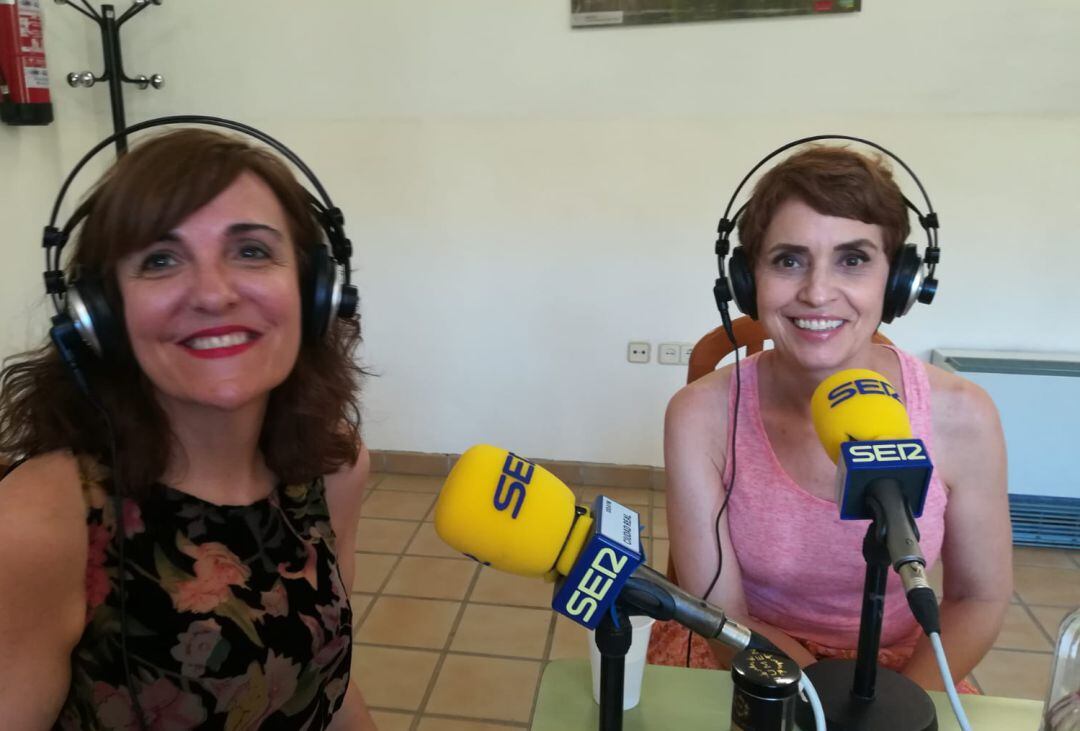 Adriana Ozores y Elvira Lindo en el Festival de Teatro de Almagro