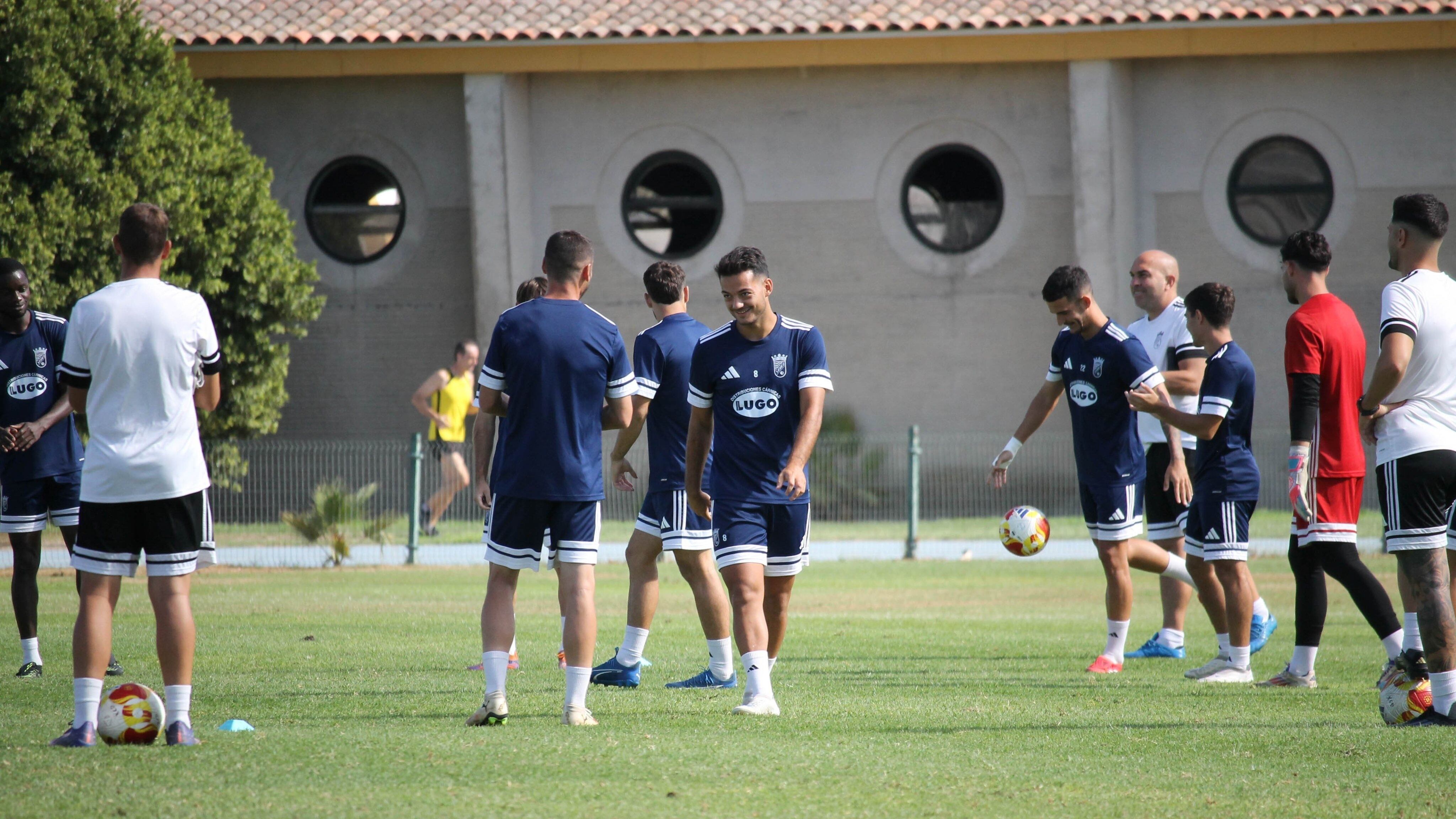 Imagen entrenamiento del Xerez CD en el Anexo a Chapín