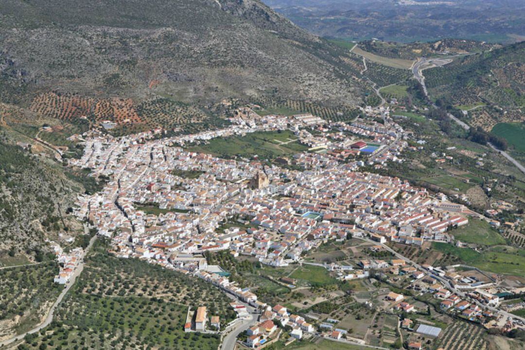 Algodonales, a vista de pájaro