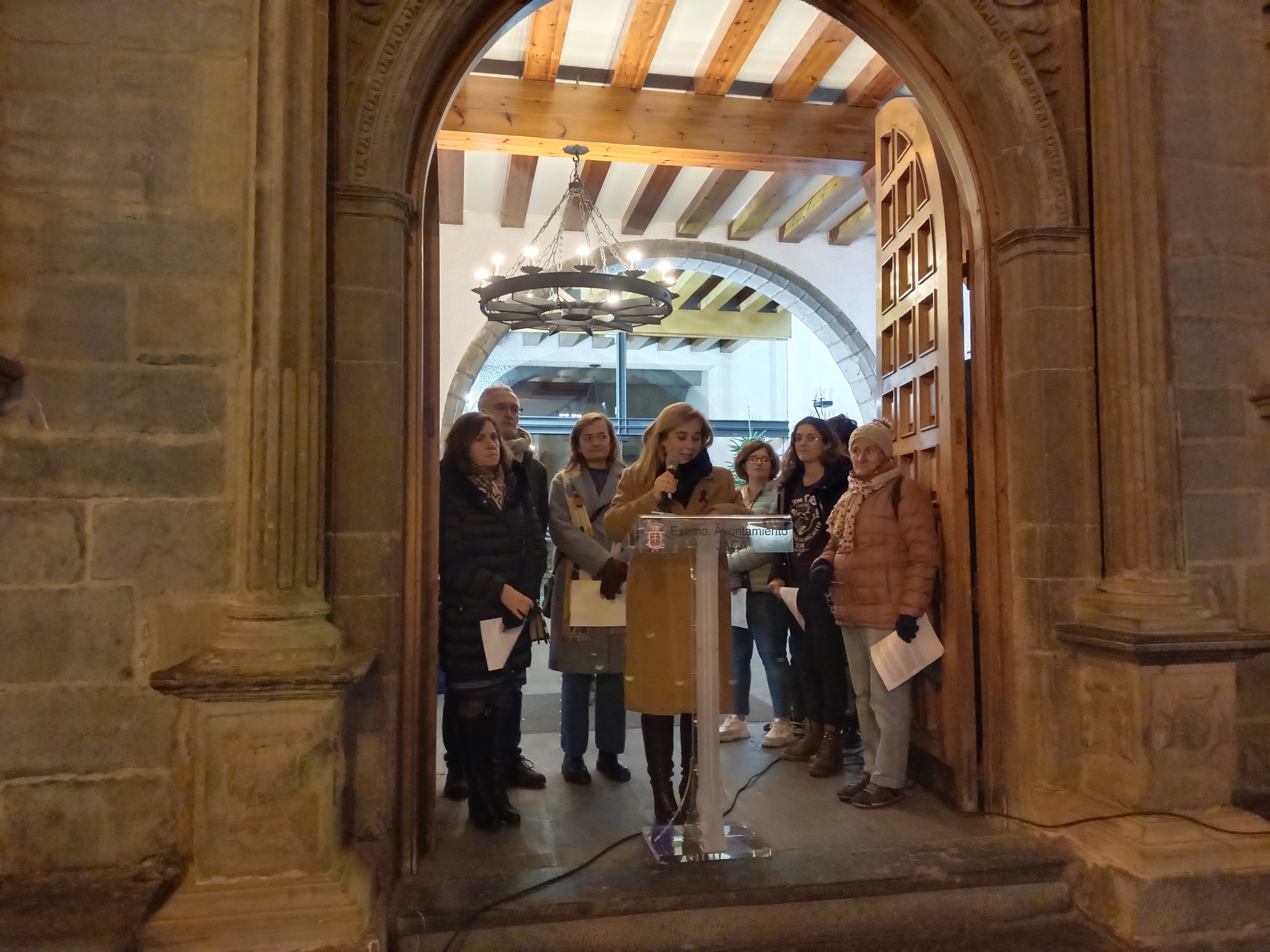 Manifiesto 25N en Jaca