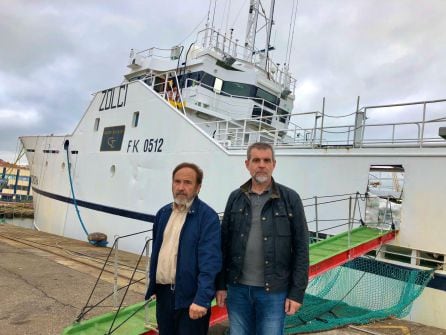 Antonio y Eligio, dos generaciones de capitanes de pesca.