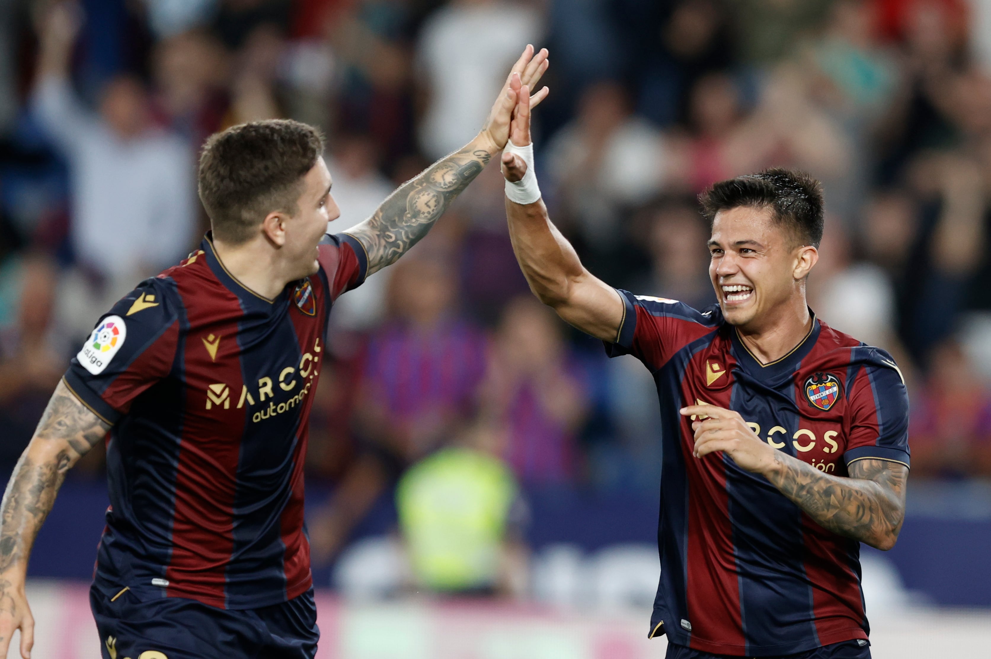 Levante UD 2-0 Albacete Balompié. Partido de vuelta de semifinales del playoff de ascenso de LaLiga SmartBank