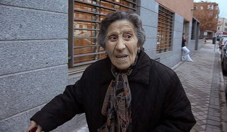 Carmen Martínez Ayuso, la vecina de Vallecas de 85 años que fue desahuciada el viernes