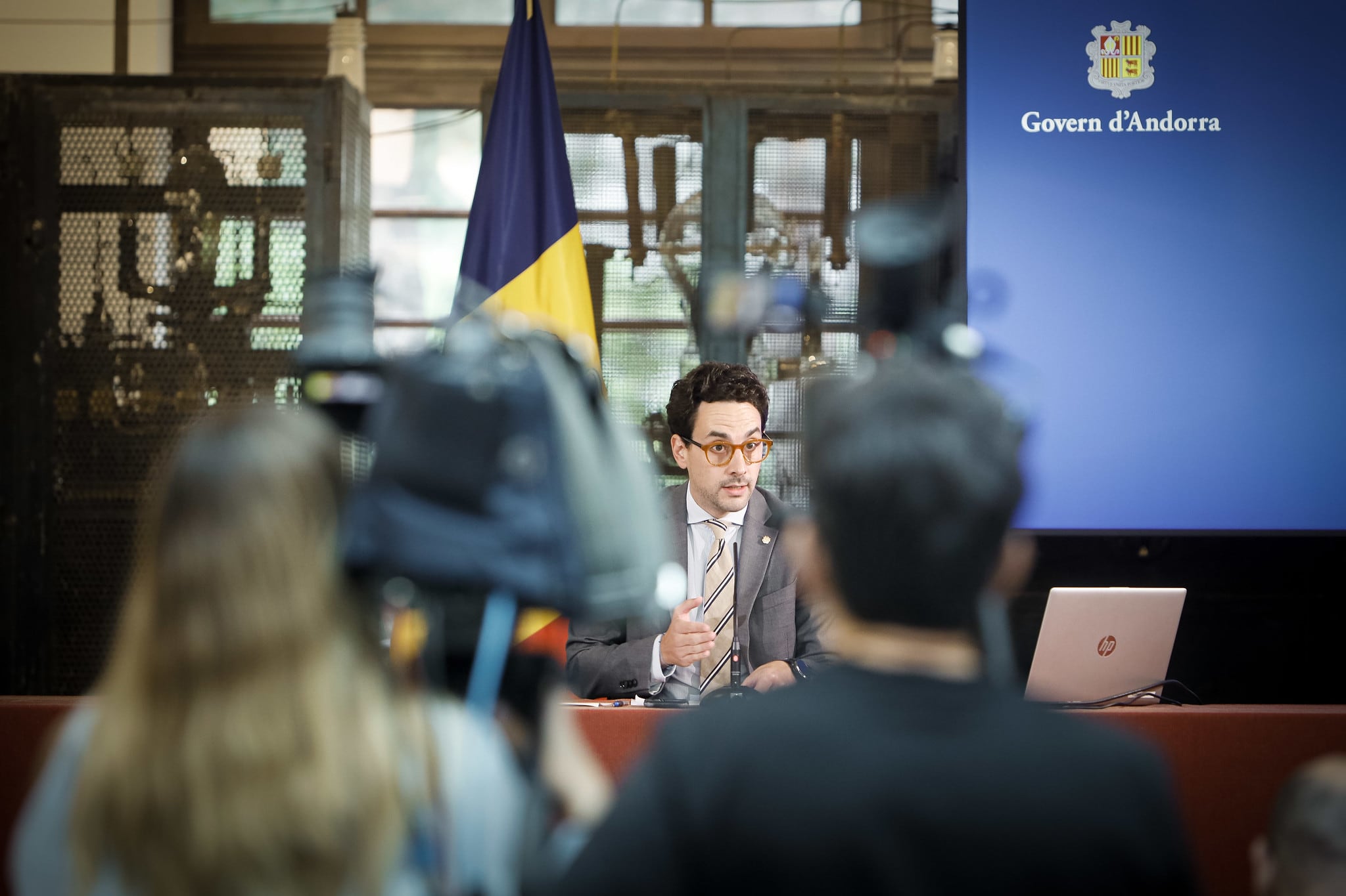 Casal durant la compareixença d'avui.