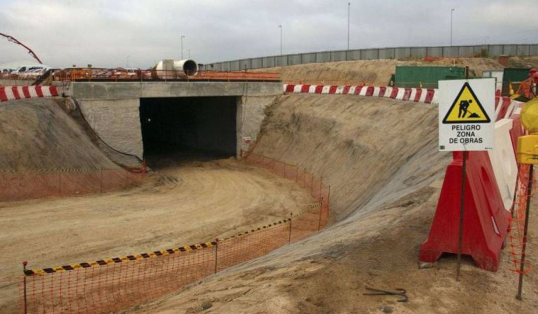 Obras inacabadas del tren Móstoles-Navalcarnero