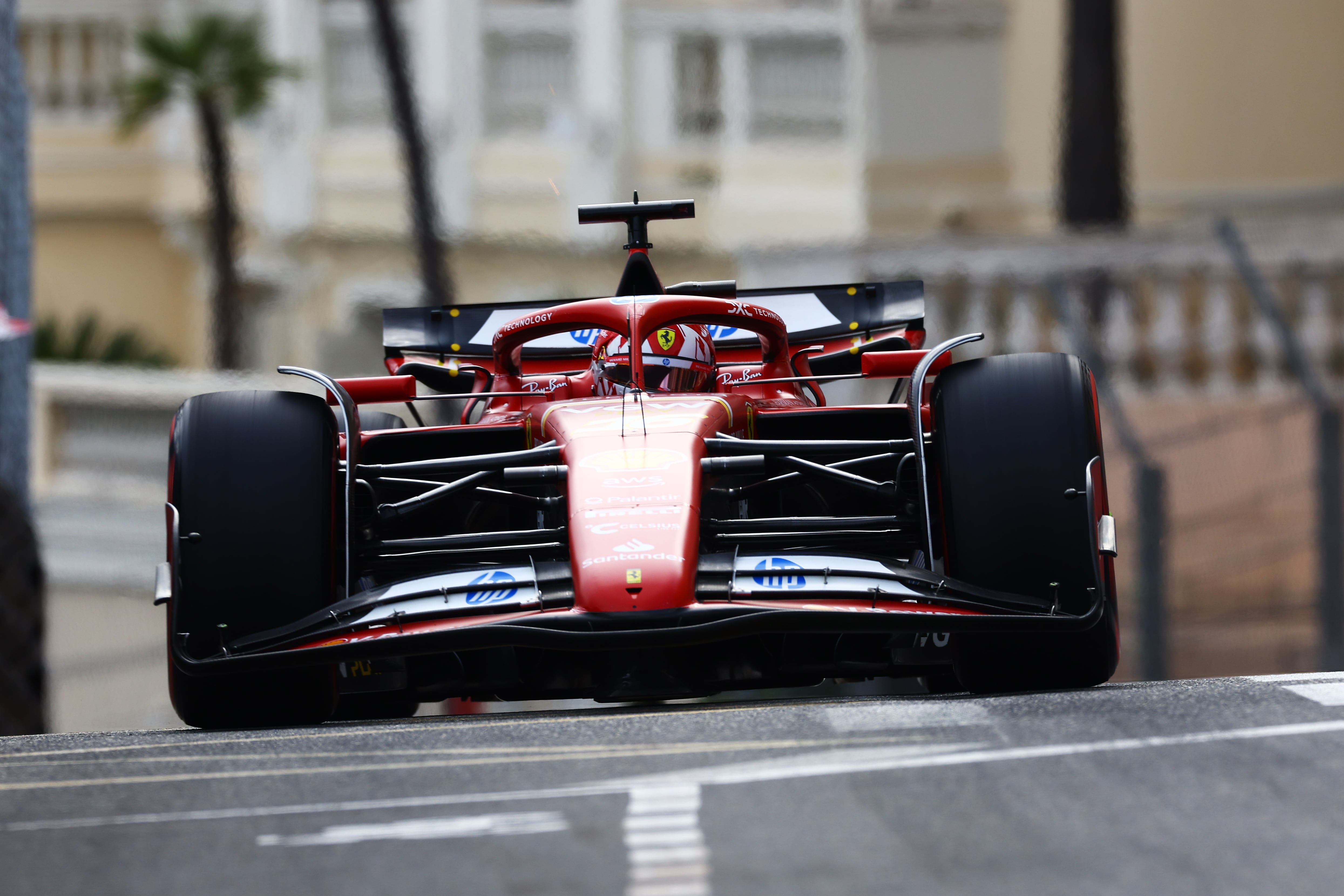 Charles Leclerc en el GP de Mónaco 2024