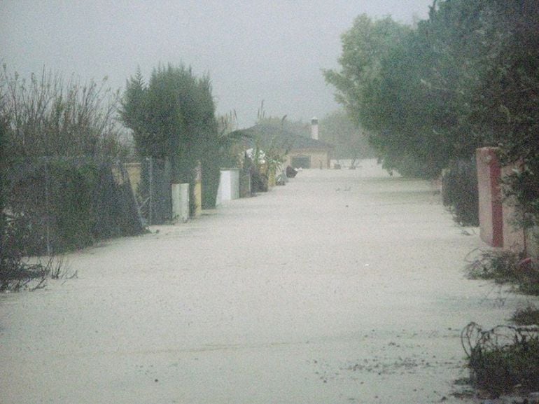 Parcelaciones del entorno del Aeropuerto de Córdoba durante las inundaciones de 2009