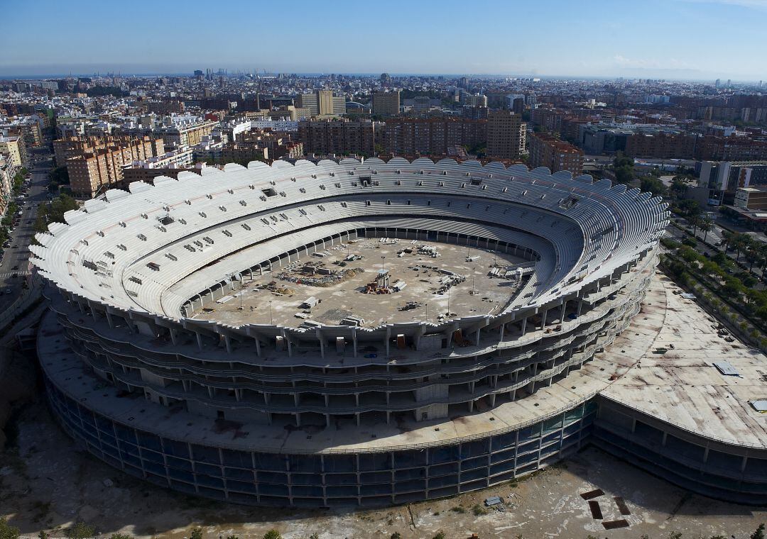 El Valencia CF reducirá el aforo del Nuevo Mestalla