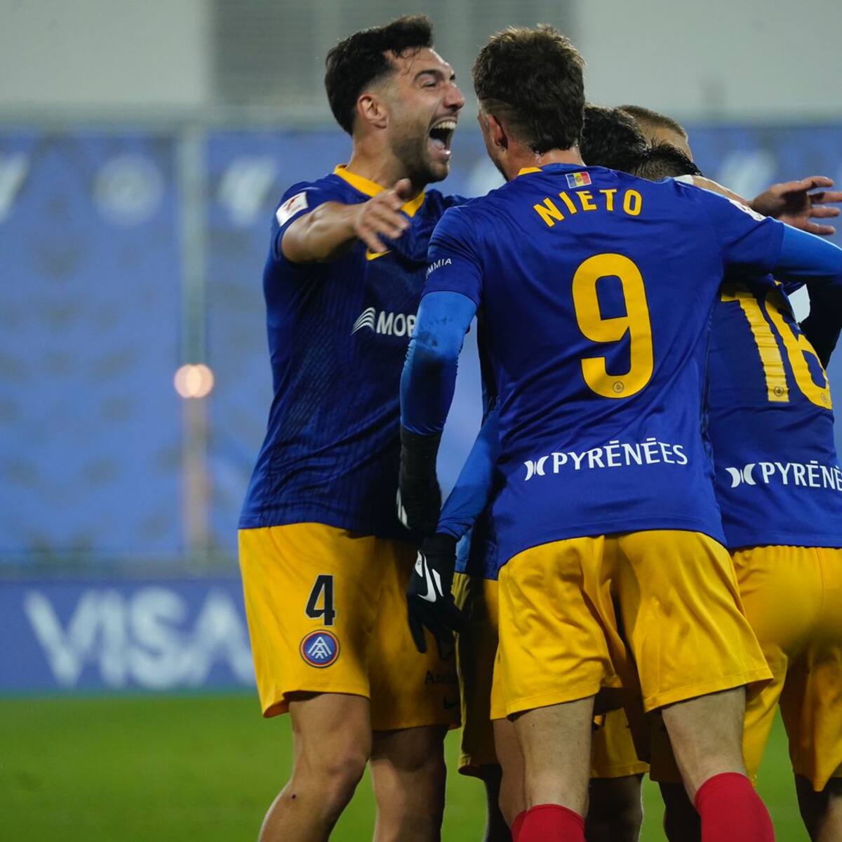 El vestidor de l'FC Andorra confia transformar el treball en resultats dissabte