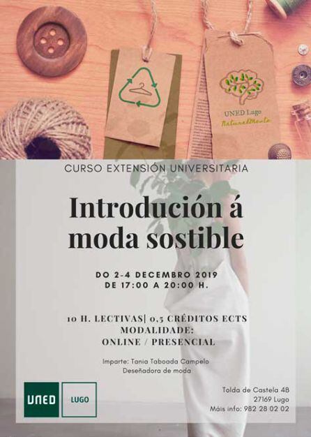 Curso de moda sostenible