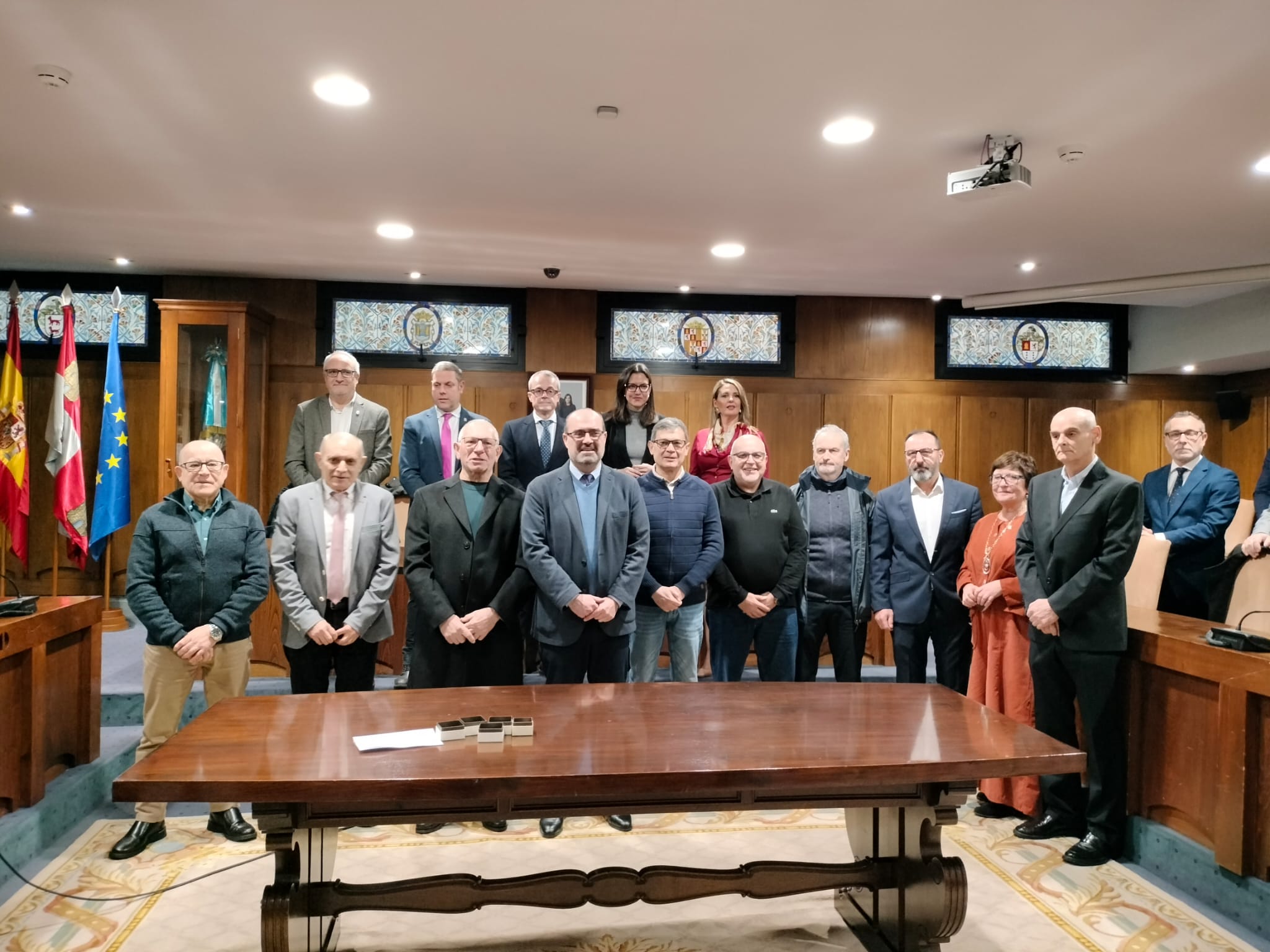 Trabajadores municipales homenajeados en Las Candelas