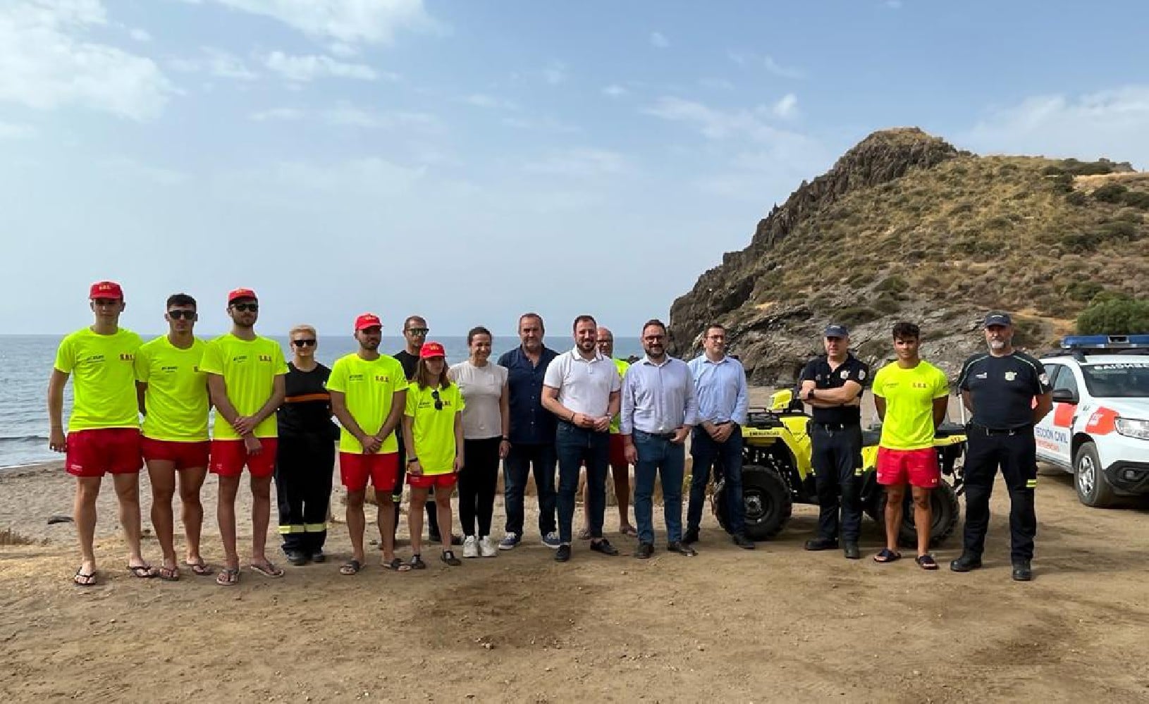 El Plan de Vigilancia, Rescate y Salvamento contará con 10 socorristas en la costa de Lorca.