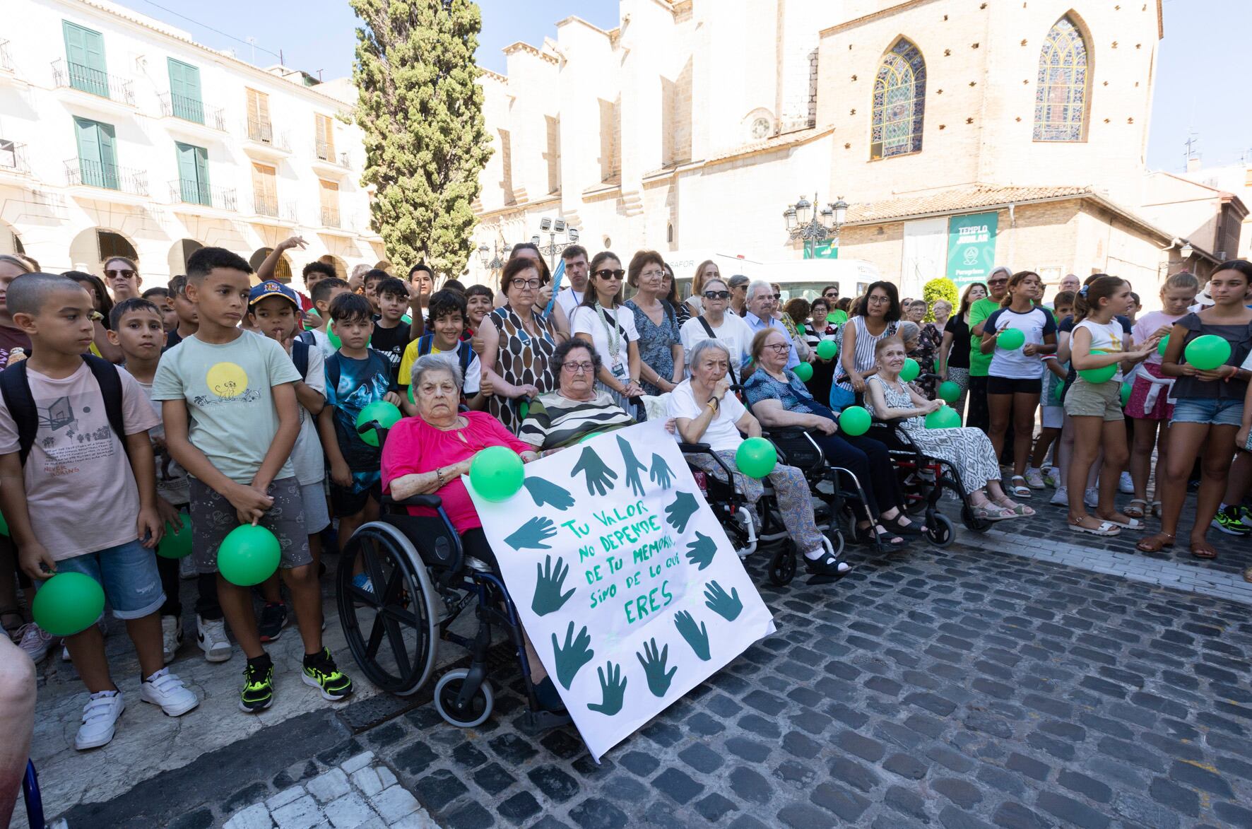 Manifiesto Alzheimer de AFA Safor en Gandia
