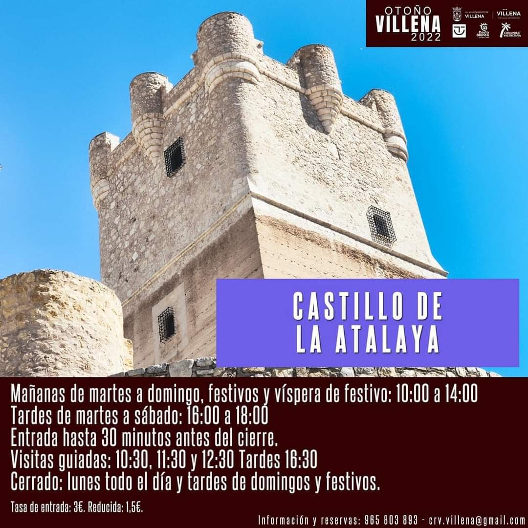 El Castillo de la Atalaya, uno de los principales recursos turísticos