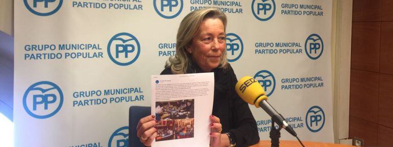 Rosa Gallego, portavoz del PP