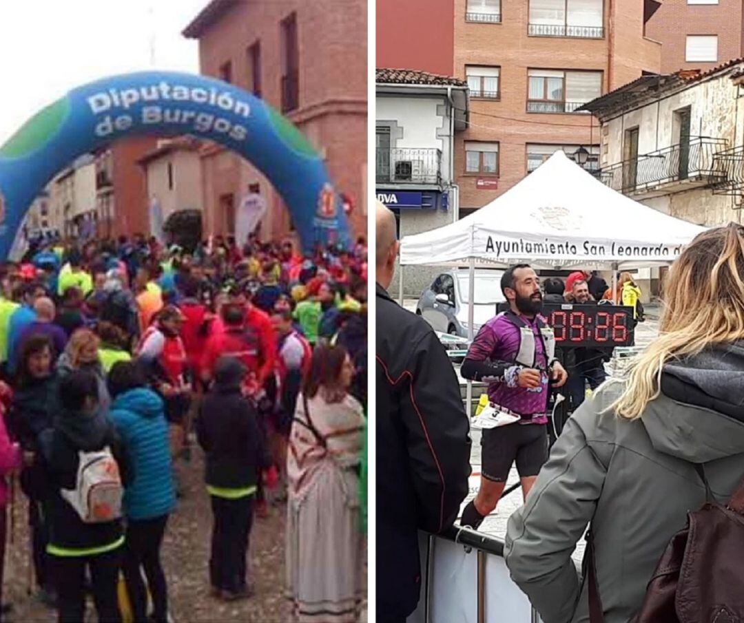 La Guerrillera, de Lerma (i) y la Arganza Trail, de San Leonardo de Yagüe.