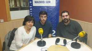 Claudia Sáez, Manuel Aranda y Juan Carlos Seco (d)