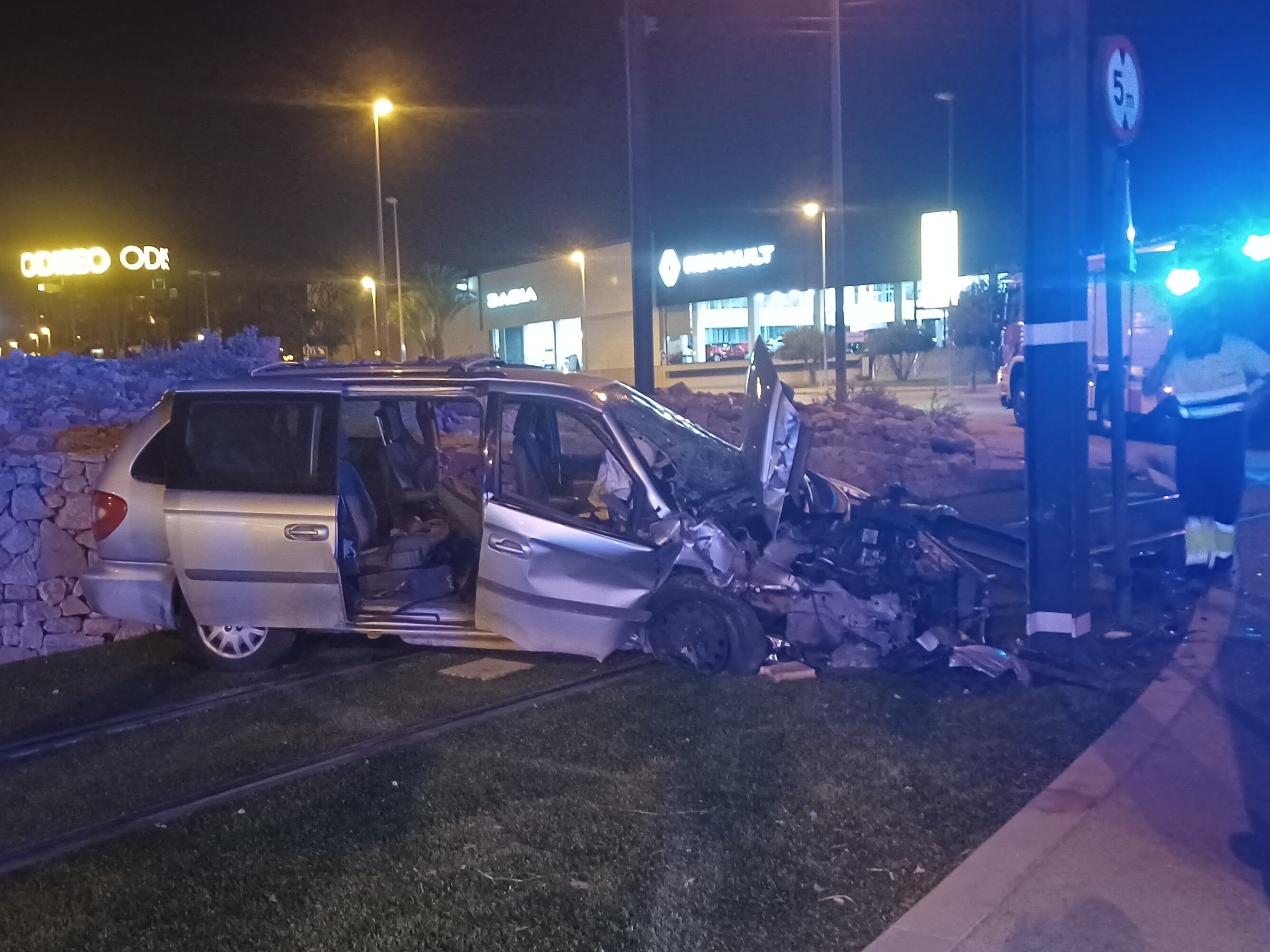 El accidente de tráfico tuvo lugar a la altura de Odiseo, en Murcia