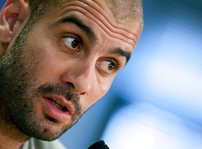 Guardiola, en rueda de prensa