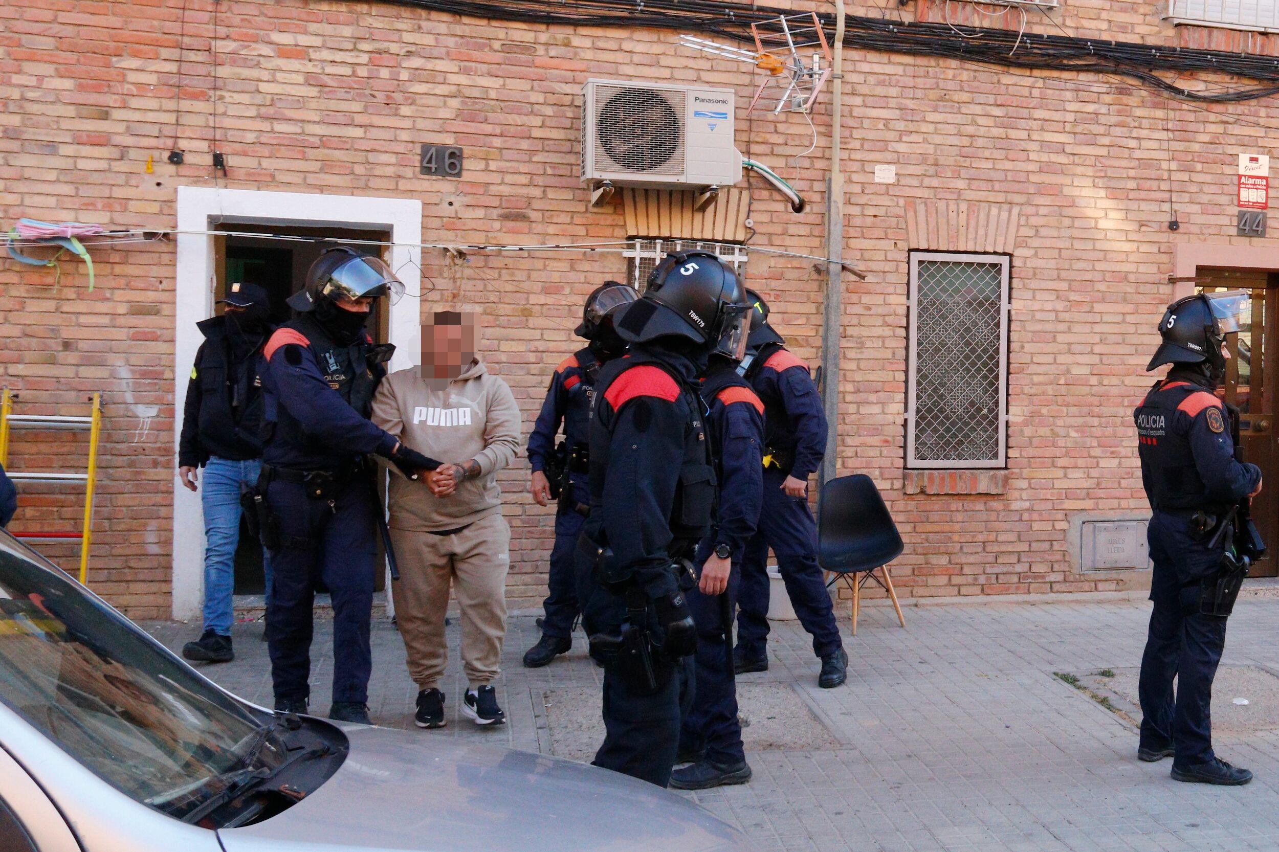 L'operació es va dur a terme, entre altres llocs, al barri de la Mariola. Foto: ACN.